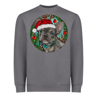 Storm Frenchie Christmas Heavyweight Sweatshirt - RanaPortraitStore