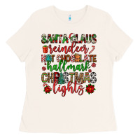 Bone santa claus reindeer hallmark hot chocolate christ Ladies Tee - FaDigitalArtStudio