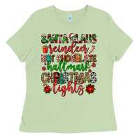 Matcha santa claus reindeer hallmark hot chocolate christ Ladies Tee - FaDigitalArtStudio