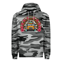 Slate Camo school bus leopard cowhide rainbow Premium Hoodie - Artiststas
