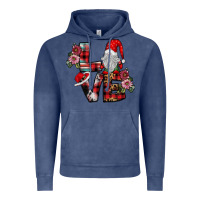 Vintage Denim Love Gnome Vintage Hoodie - SublimationCraftShop