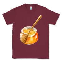 Burgundy honeypot and honeydipper fa element Classic Tee - FaDigitalArtStudio