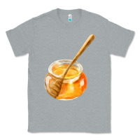 Heather Grey honeypot and honeydipper fa element Classic Tee - FaDigitalArtStudio