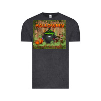 Vintage Black halloween tumbler Vintage Tee - BundleAndBundleShop