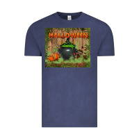 Vintage Denim halloween tumbler Vintage Tee - BundleAndBundleShop