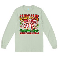 Matcha Candy Cane Christmas Club Long Sleeve Tee - CowhideDigitalArt