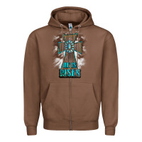 Chestnut cross1 Zipper Hoodie - RanaPortraitStore