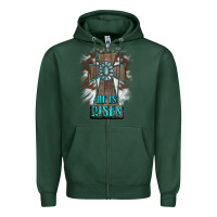 Sports Green cross1 Zipper Hoodie - RanaPortraitStore