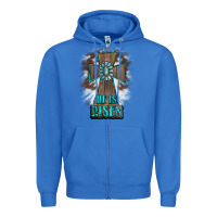 True Royal cross1 Zipper Hoodie - RanaPortraitStore