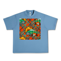 Pebble Blue fall truck seamless pattern Urban Heavy Tee - BundleAndBundleShop