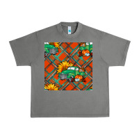 Tornado fall truck seamless pattern Urban Heavy Tee - BundleAndBundleShop
