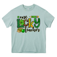 Arona St. Patrick's One lucky Teacher Heavy Core Tee - OliviaCreatesArt