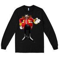 Black doctor eggman Long Sleeve Tee - DesigneFamous