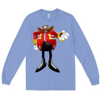 Colony Blue doctor eggman Long Sleeve Tee - DesigneFamous