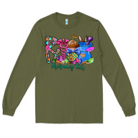Army Green easter pharmacy Long Sleeve Tee - CowhideDigitalArt