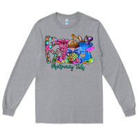 Heather Grey easter pharmacy Long Sleeve Tee - CowhideDigitalArt