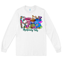 White easter pharmacy Long Sleeve Tee - CowhideDigitalArt