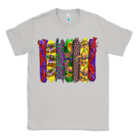 Moon Dust mardi gras crawfish cake and mask with leopar and fleur de lis brushst Classic Tee - Artiststas