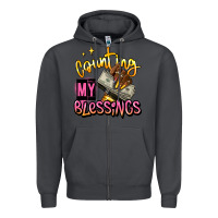 Smoke counting my blessings afro hands Zipper Hoodie - RanaPortraitStore