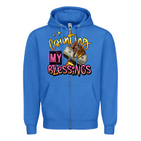 True Royal counting my blessings afro hands Zipper Hoodie - RanaPortraitStore