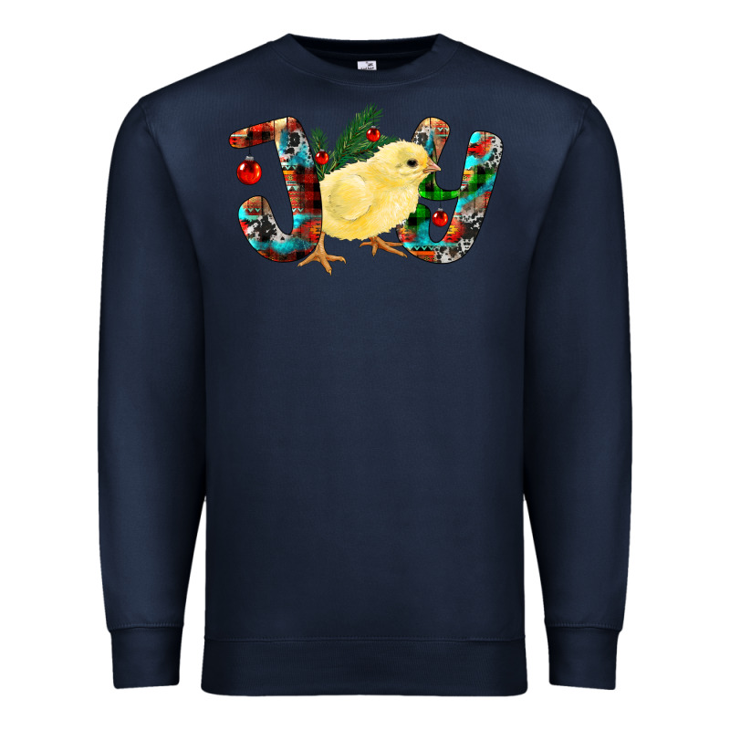 Christmas Joy With Chick Premium Sweatshirt by RanaPortraitStore | Teevron