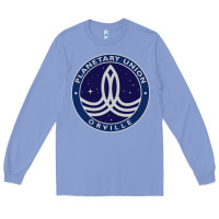 Colony Blue The Orville Long Sleeve Tee - DesigneFamous