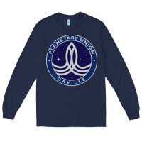 Navy The Orville Long Sleeve Tee - DesigneFamous