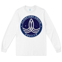 White The Orville Long Sleeve Tee - DesigneFamous