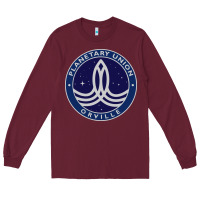 Burgundy The Orville Long Sleeve Tee - DesigneFamous