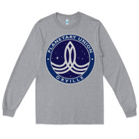 Heather Grey The Orville Long Sleeve Tee - DesigneFamous