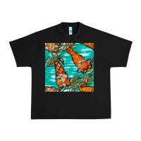 Black fall gnomes seamless pattern Urban Heavy Tee - BundleAndBundleShop