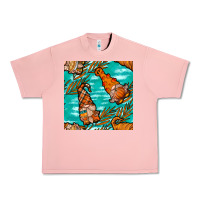 Salmon fall gnomes seamless pattern Urban Heavy Tee - BundleAndBundleShop