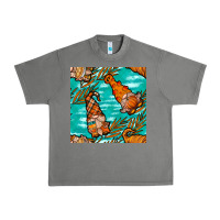Tornado fall gnomes seamless pattern Urban Heavy Tee - BundleAndBundleShop