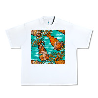 White fall gnomes seamless pattern Urban Heavy Tee - BundleAndBundleShop