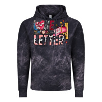 Cloud Black Love Letter Vintage Hoodie - SublimationCraftShop