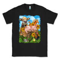 Black farm animals wagon olivia Classic Tee - OliviaCreatesArt