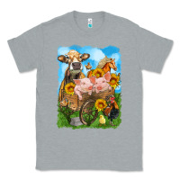 Heather Grey farm animals wagon olivia Classic Tee - OliviaCreatesArt