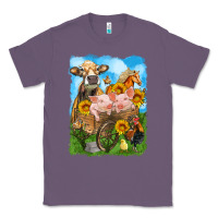 Lavender farm animals wagon olivia Classic Tee - OliviaCreatesArt