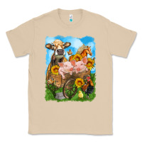 Mushroom farm animals wagon olivia Classic Tee - OliviaCreatesArt