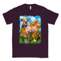Plum farm animals wagon olivia Classic Tee - OliviaCreatesArt