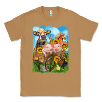 Toasted Coconut farm animals wagon olivia Classic Tee - OliviaCreatesArt