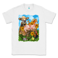 White farm animals wagon olivia Classic Tee - OliviaCreatesArt