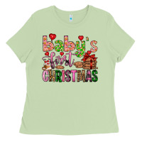 Matcha baby's first christmas Ladies Tee - FaDigitalArtStudio