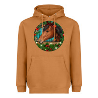 Meerkat Western Horse Christmas Heavyweight Hoodie - RanaPortraitStore