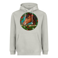 Moon Dust Western Horse Christmas Heavyweight Hoodie - RanaPortraitStore