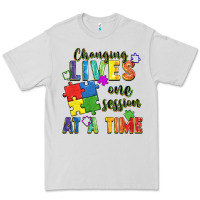 Dove Grey Changing lives one session at a time Premium Tee - FaDigitalArtStudio