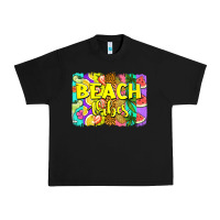 Black beach vibes summer brushstroke Urban Heavy Tee - Jasminsmagicworld