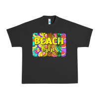 Pigment Black beach vibes summer brushstroke Urban Heavy Tee - Jasminsmagicworld