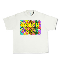 Pistachio beach vibes summer brushstroke Urban Heavy Tee - Jasminsmagicworld