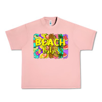 Salmon beach vibes summer brushstroke Urban Heavy Tee - Jasminsmagicworld